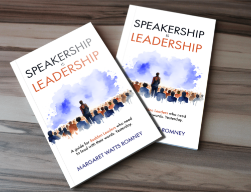 BOOK: “Speakership is Leadership: A guide for Sudden Leaders who need to lead with their words. Yesterday”